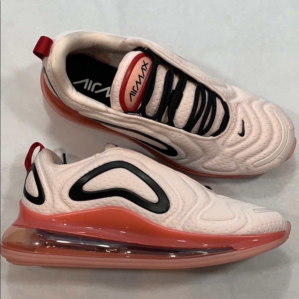 NIKE AIR MAX 720 Light Soft Pink/Gym Red - Picture 13 of 16